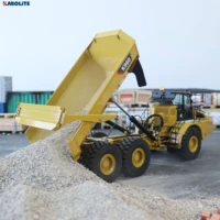 KABOLITE K960 1/20 Metal RC Hydraulic Articulated Truck 6x6 Remote Control Dumper Cars Heavy Duty Toys Machine Model Light Servo 1