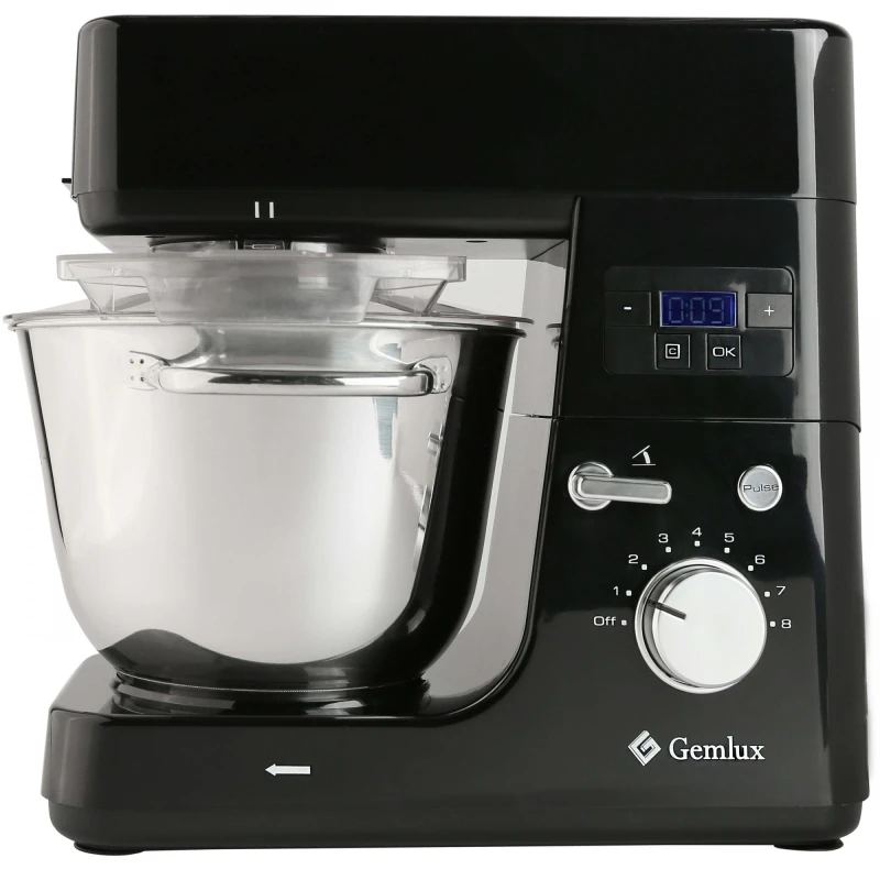 Миксер GEMLUX GL-SM-712B (Мощность 1200Вт 8 скоростей чаша 5 литра крюк для теста плоский