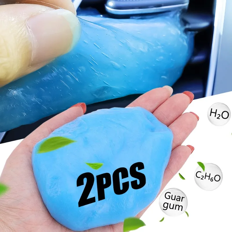 Car Cleaning Soft Glue Efficient Dust Removal Gel Universal Car Interior Clean Magic Mud Household Keyboard Desk Cleaning Tool