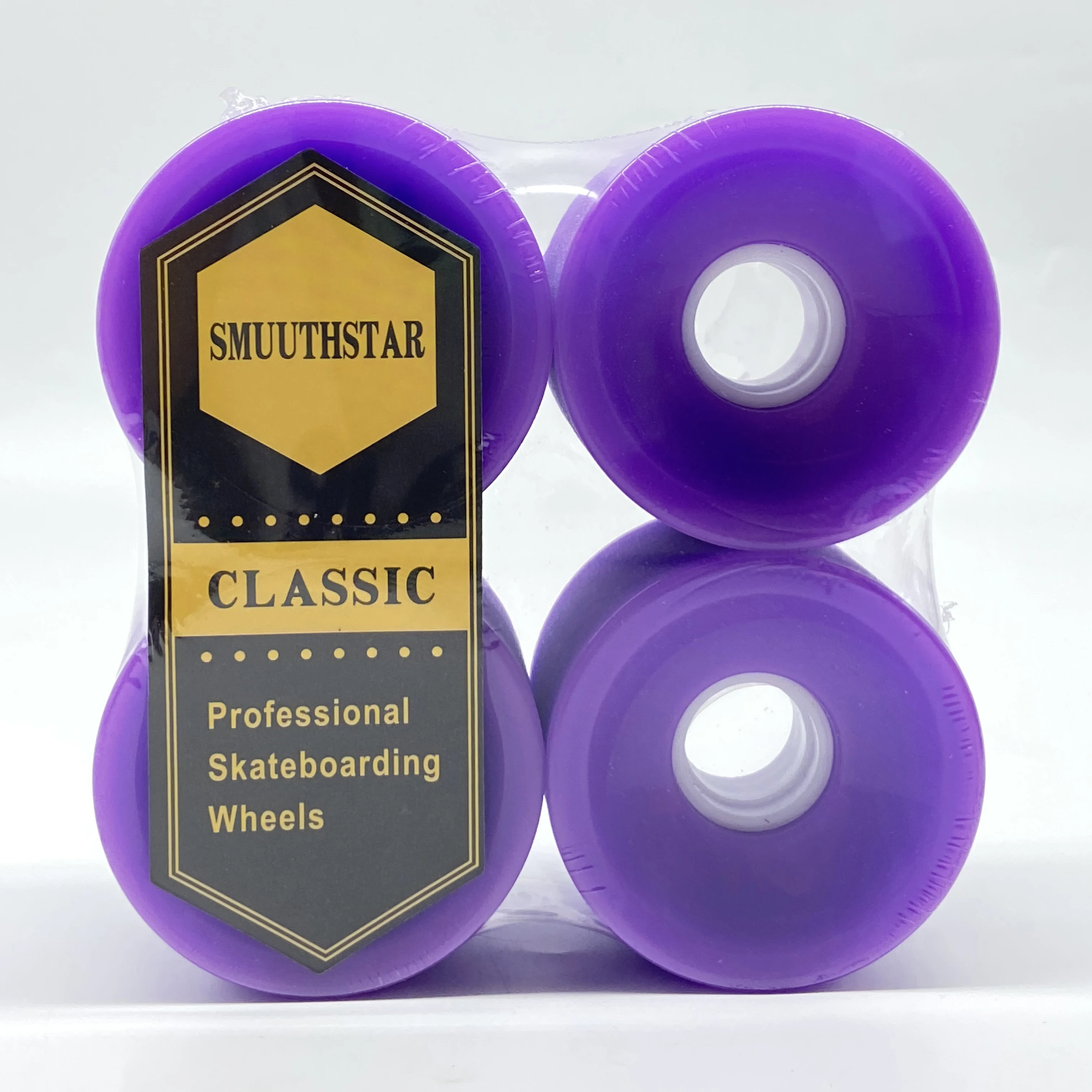 Skateboard Accessories Skateboard Wheel 4pcs 70x51mm Matte Surf Skateboard Wheels Longboard Low Noise Wear-resisting Road Field Street Skating