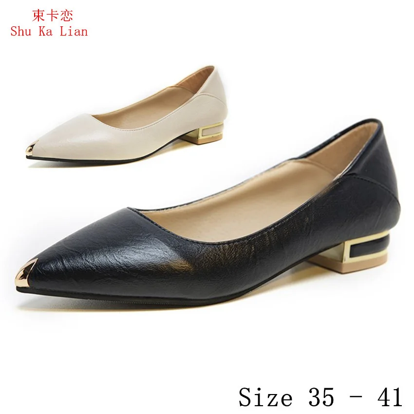 

Low Heels Women Pumps 2 CM Low Heel Shoes Stiletto Woman Party Wedding Shoes Kitten Heels Small Plus Size 35 - 41