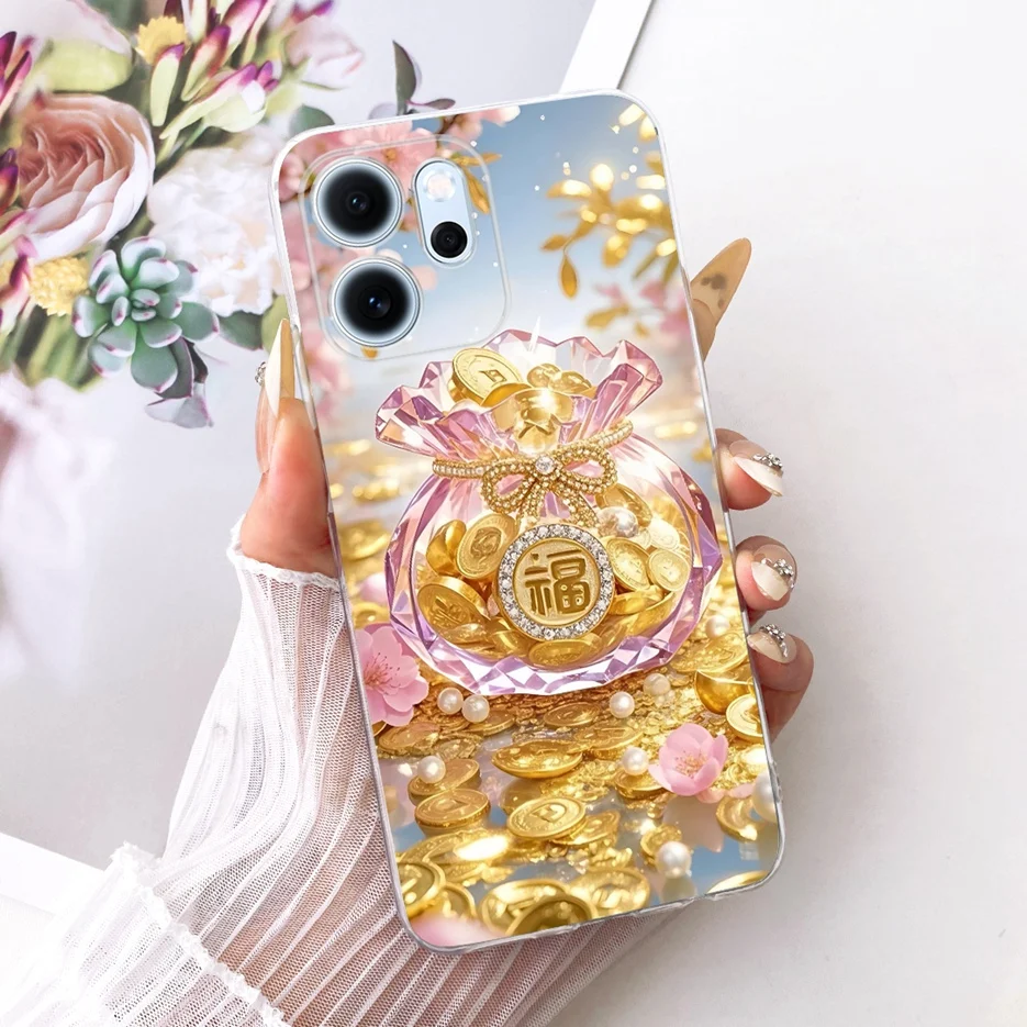 Colorful Flowers Painted Soft Slim Phone Case Cover