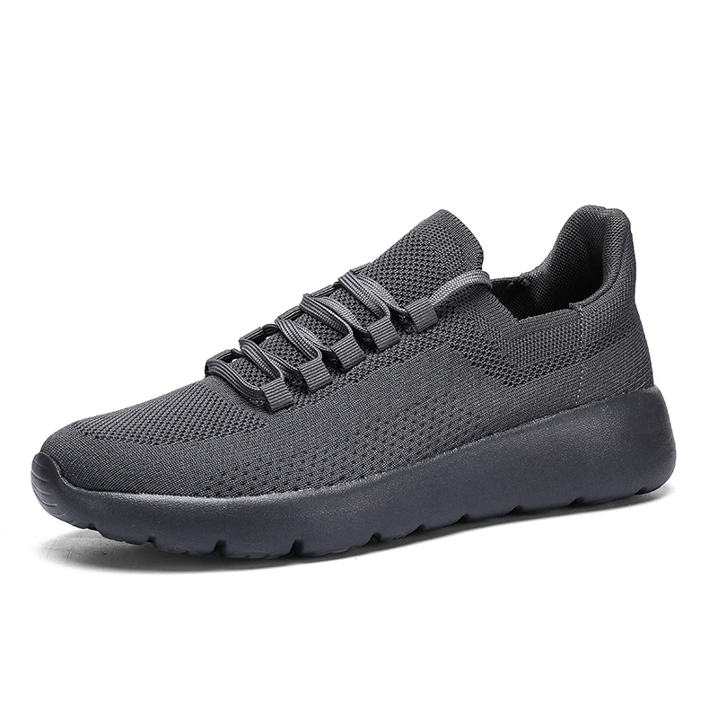 Men Tennis Shoes Breathable Top Mesh Male Sport Shoes Slip-on Boys Fashion Footwear Sneakers Outdoor Flats Tenis Hombre
