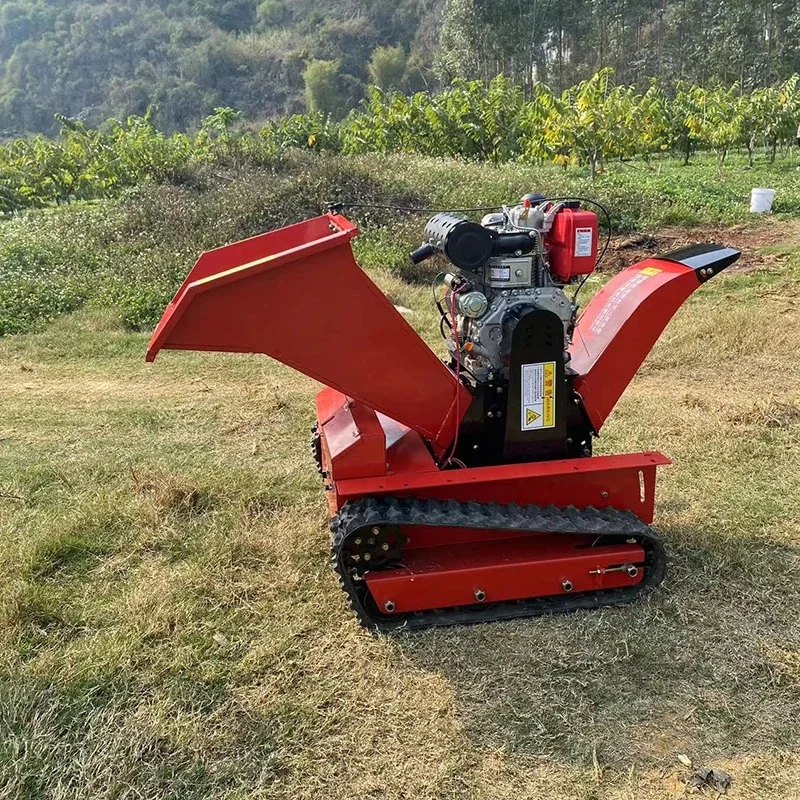 16Hp Diesel Wood Crusher Chipper Machine, Wood Shredder Chipper, Wood Chipper portable Tree Shredder Branch 4
