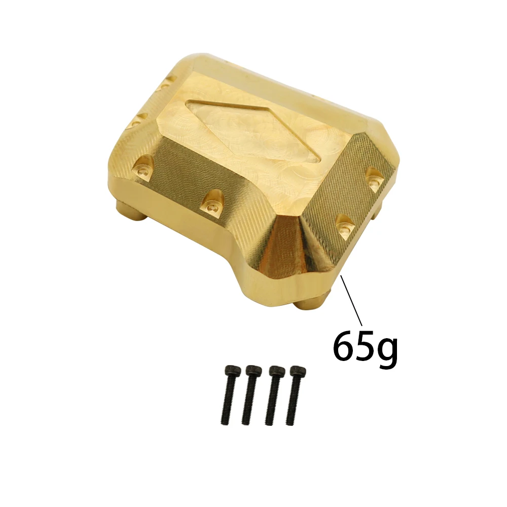 Brass Heavy Duty Counterweight Set for RC Crawler Axle Housing and Bumper Mount Upgrade