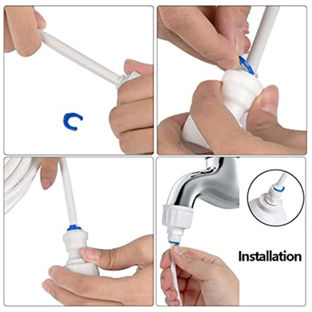 

Water Supply Hose For Filter System Quick Connector Refrigerator Connector Kit Refrigerator Hose Water Pipe Fitting Hose