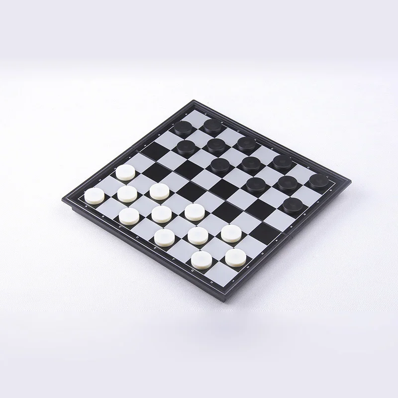64 Grid International Magnetic Folded Black and White Checkers Students Must Have Desktop Games Educational Toys 4