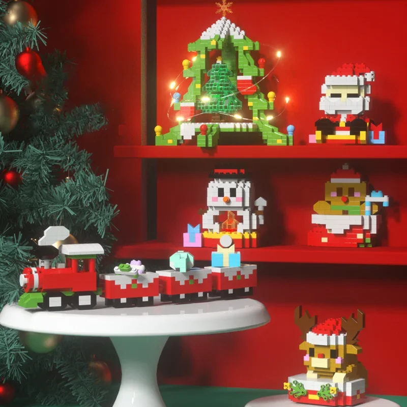 Christmas Building Blocks Santa Claus DIY Toys