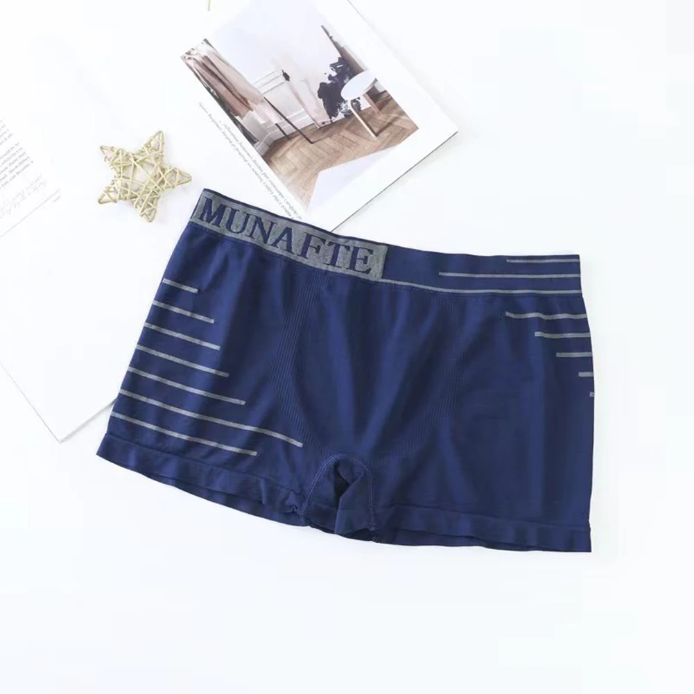 

Mens Stretch Middle Waist Boxer Briefs Underwear Trunks Underpants Shorts