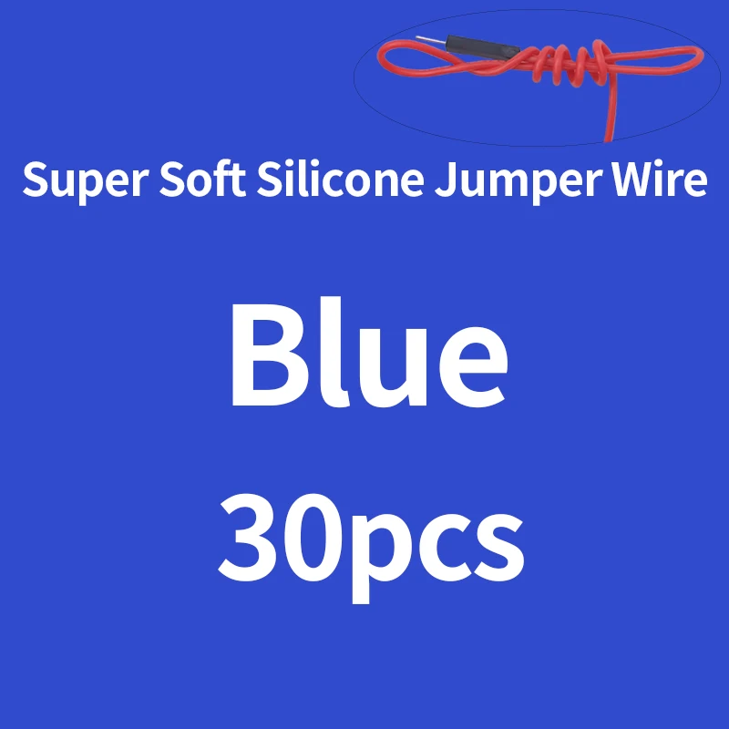 Super Soft Silicone Jumper Wire Set - Solderless Flexible Connectors