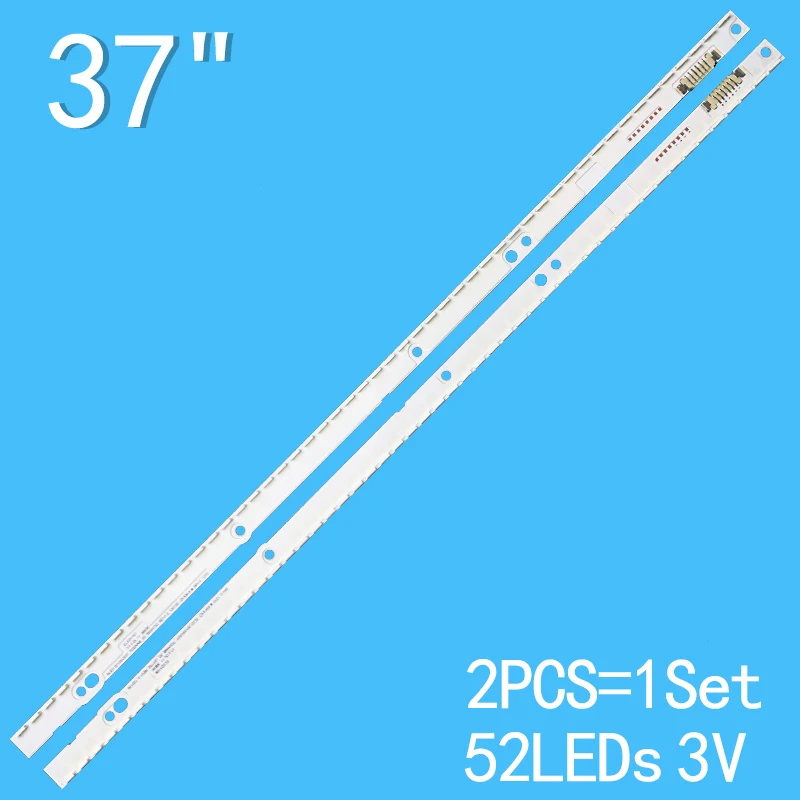LED backlight strip For Samsung 37'' TV SLED 2012SVS37 7032NNB 2D LEFT52 RIGHT52 UE37ES6710 UE37ES6300 UE37ES5700 UE37ES6307
