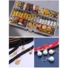 184PCS DIY Crystal Stone Horus Eye Moon Dreadlock Beads Hair Accessories for Braids Braid Clip In Hair Beads  for Hair Braiding 4
