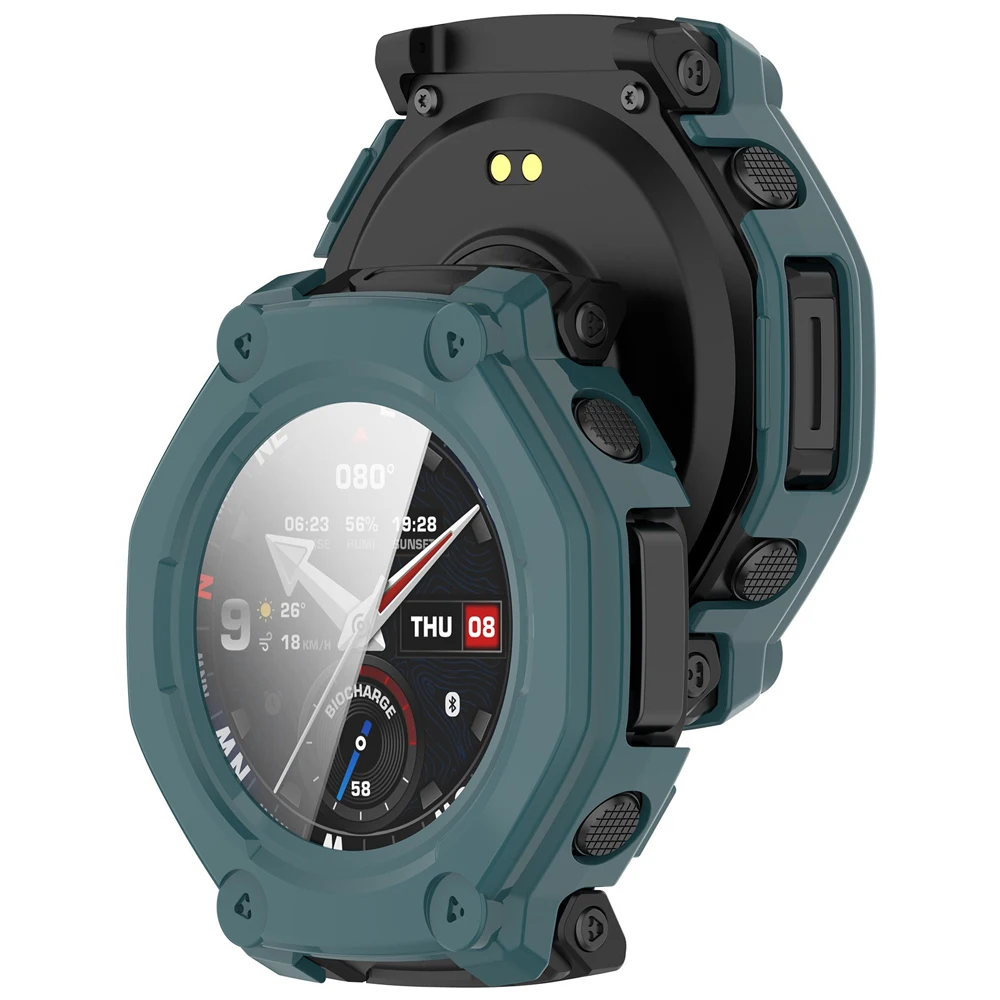 Durable Tempered Glass PC Case for Smartwatch - Full Protective Skin & Hard Shell Guard