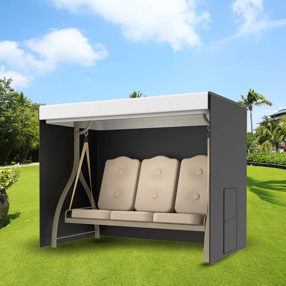 Swing Seat Cover Waterproof 210D Oxford Cloth Swing Hammock Cover Windproof Furniture Protective garden waterproof dustpro