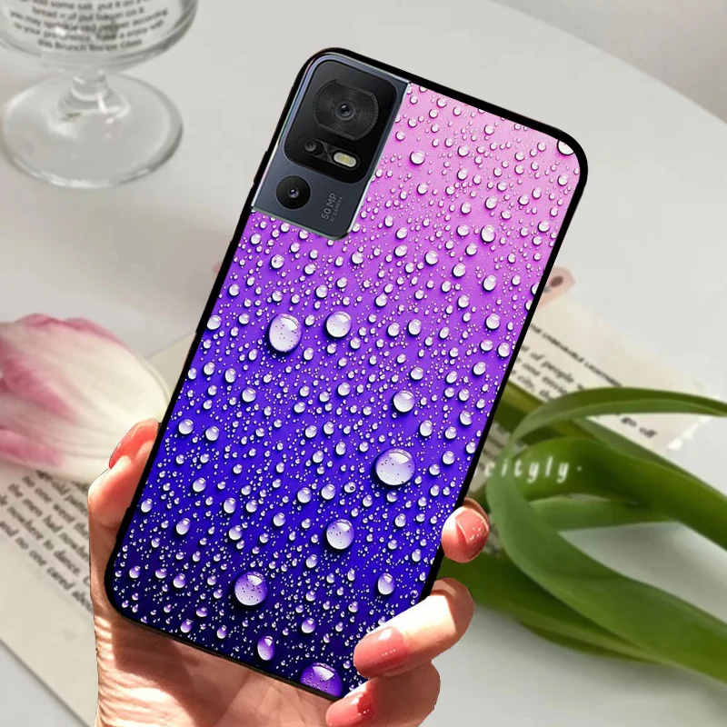 Sleek Black Bumper Silicone Soft TPU Phone Case - Protective Fashion Cover 2023