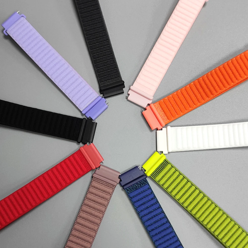 Nylon Sports Strap, Soft Wristband, 22/20mm