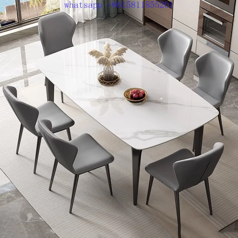 

Placed in the dining room art home simple luxury nouveau quality rock plate table столы и стулья на кухню ウォーターテーブル 주방 테이블