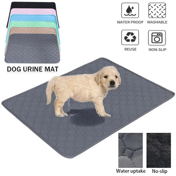 Sd1b6f9100842470a98770738e35e0c3bI.jpg Dog Urine Pads Washable Reusable Anti Slip Pet Pee Pad Puppy Training Pad Pet Bed Urine Mat for Car Seat Cover Pet Supplies