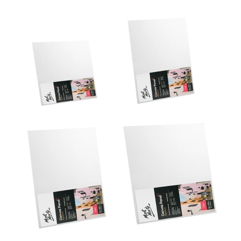 

2 Pcs Cotton Painting Canvas Panels Practical Canvas Boards for Painting Drawing