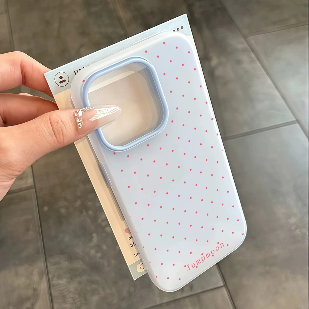 Cute Polka Dot Dustproof Phone Case Cover