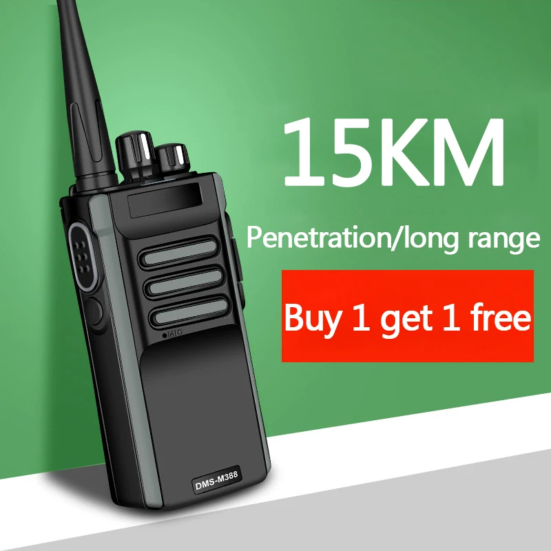New walkie-talkie buy one get one free high power high endurance outdoor long distance civil radio walkie-talkie
