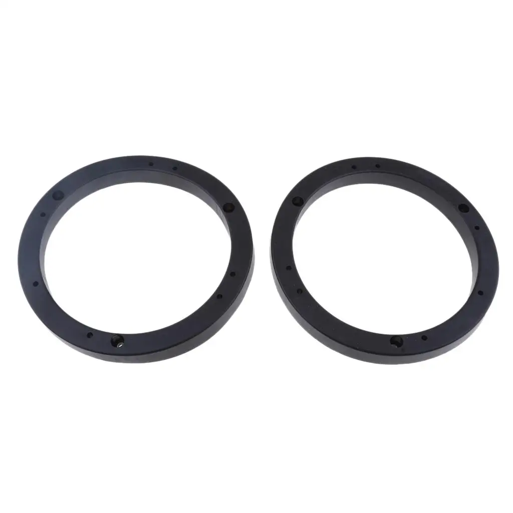 

2pcs Universal Black 6inch Car Stereo Audio Speaker Mounting Spacer Rings Adaptor