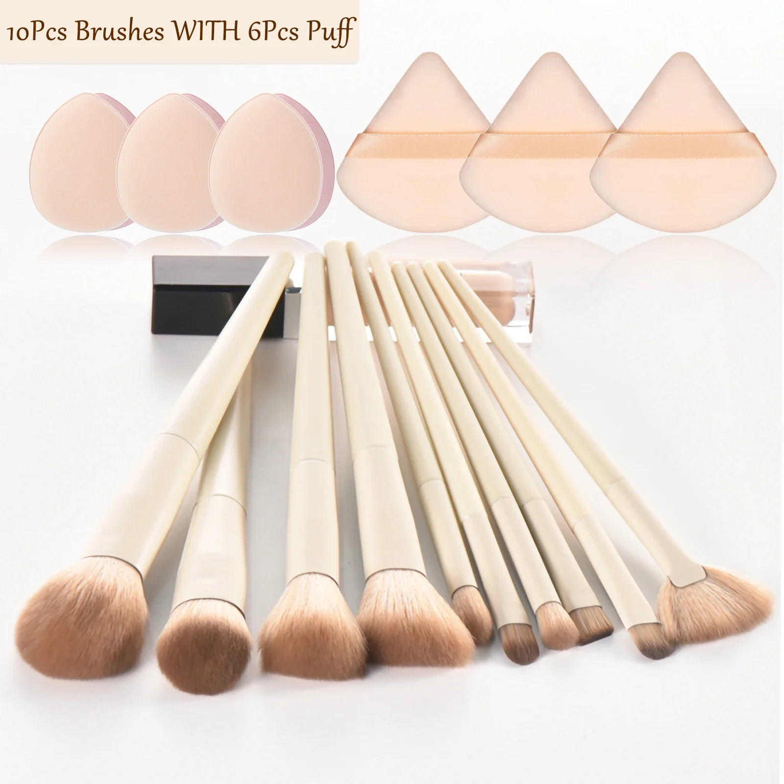 10-20Pcs Premium Makeup Brushes Set Eye Shadow Foundation Women Cosmetic Powder Blush Blending Beauty Make Up Beauty Tool