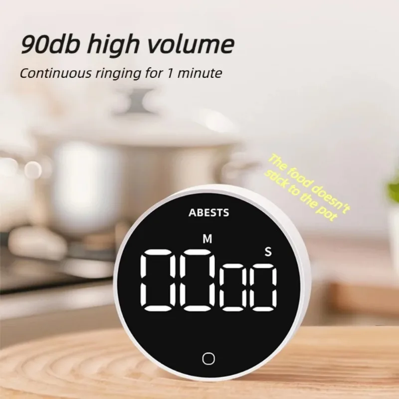 Magnetic Analog Kitchen Timer for Versatile Countdown Activities