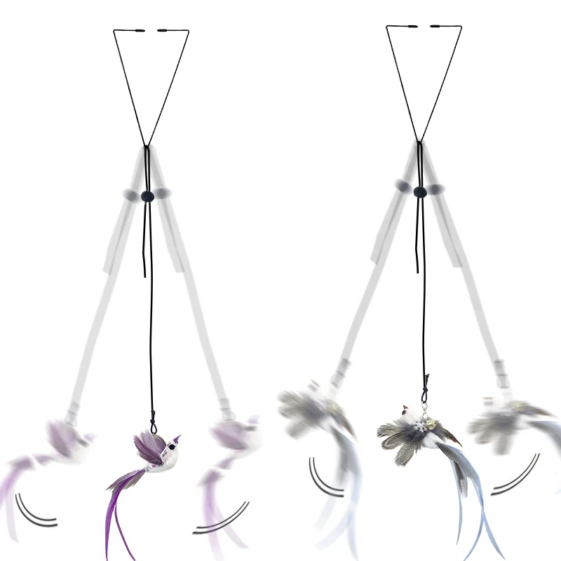 Title 16, Cat Toy Self-hey Hanging Door Simulation Bird T...