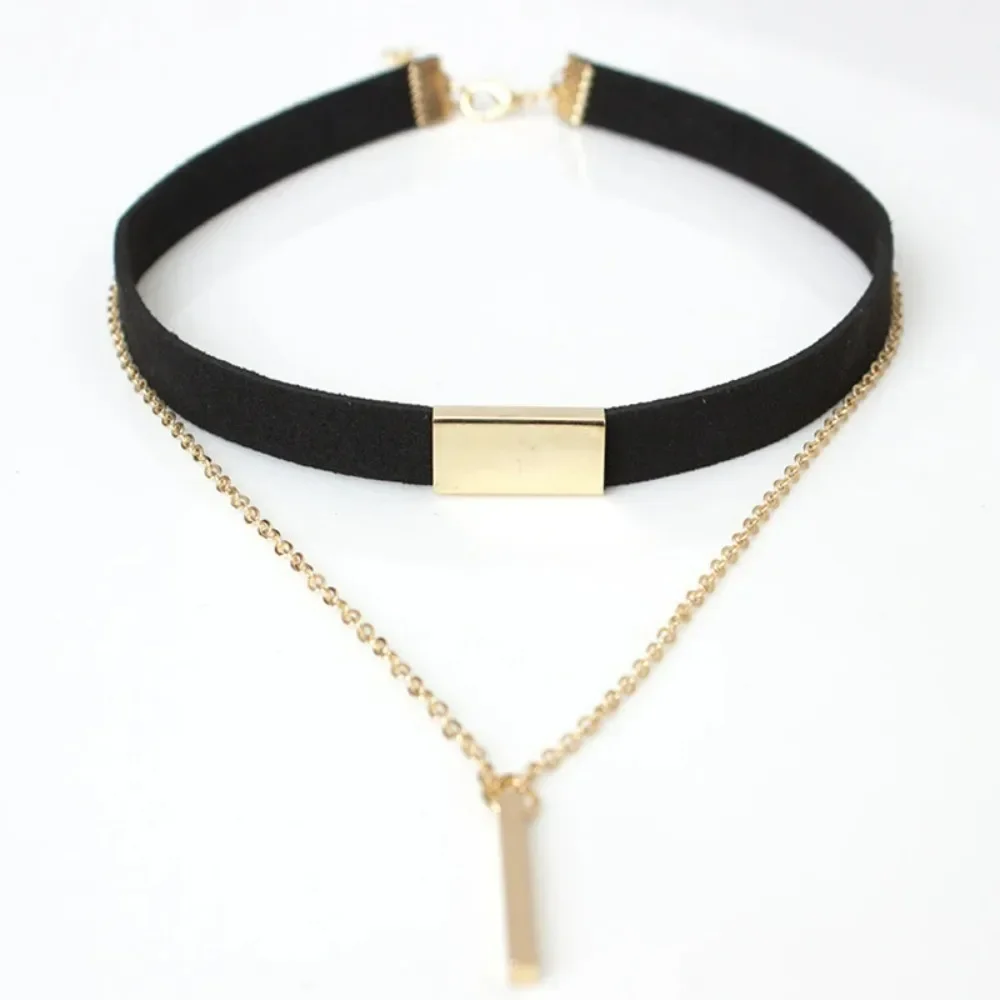 Sexy Sparkles Women Girls Choker Necklace Choose Black Velvet Chokers,  Multi color Triangle Pattern and more