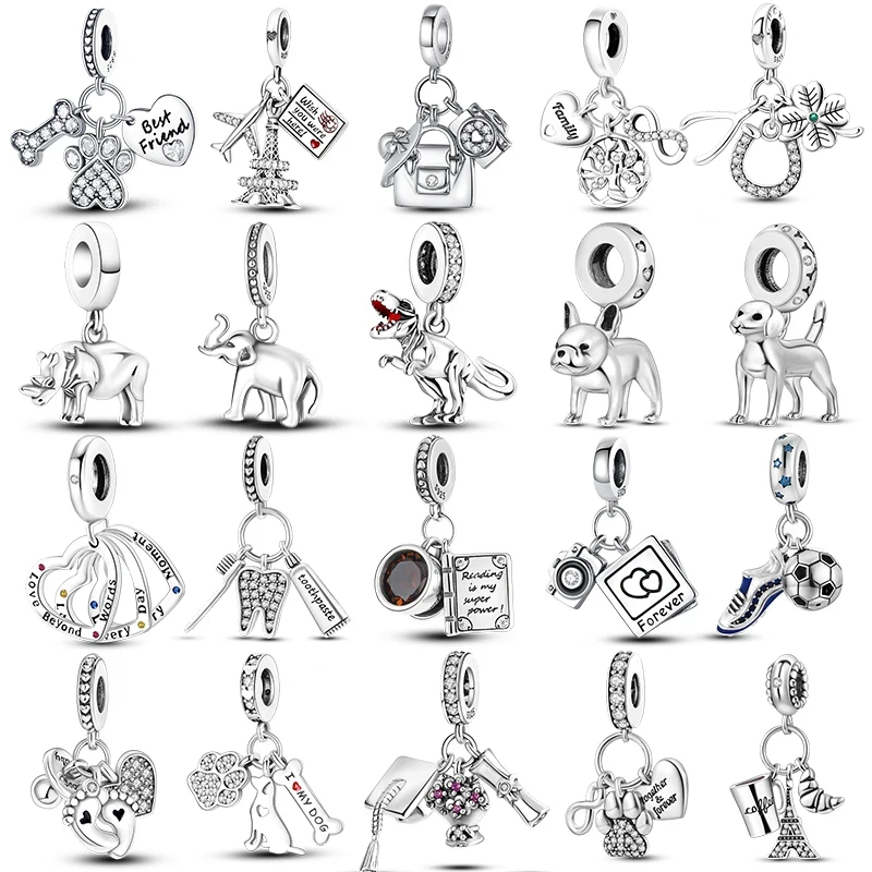 

925 серебряные модные шармы-бусины в виде кофейной чашки с камерой для Pandora 925 оригинальные браслеты «сделай сам» для изготовления украшений на день рождения для женщин