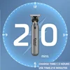 Kemei Hair Liners Clippers Men Beard Trimmer Zero Gapped T-Blade Hair Cutting Machine Cordless Professional Barber Edgers Cutter 2