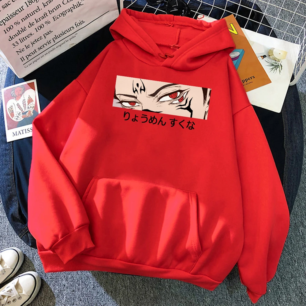 Jujutsu Kaisen Anime Ryomen Sukuna Print Hoodie Mens Harajuku Hoody Crewneck Casual Streetwear Pullover Fleece Sweatshirt Male- Sd1b76a1e51a04f63a703ec9c5c1f4be8t