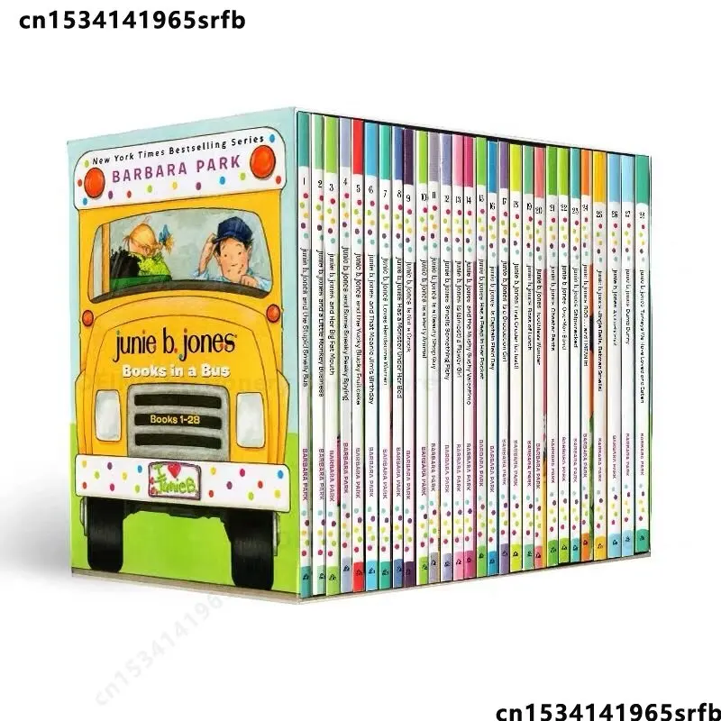 

28 Books/Set Junie B. Jones Complete English Reading Books Hell High School Life Campus Novels Books