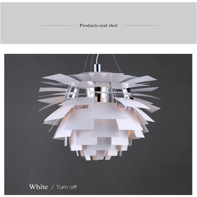 Poul Henningsen Style Artichoke Chandelier