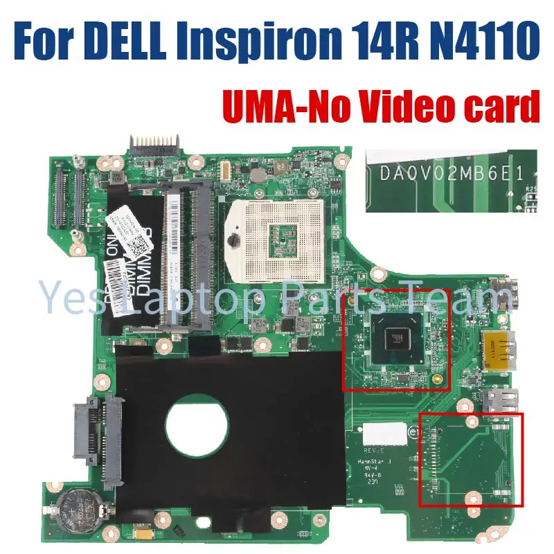 Placa-mãe Vostro V3450 3450 DAV02AMB8F1 DAV02AMB8F0 Notebook Placa-mãe