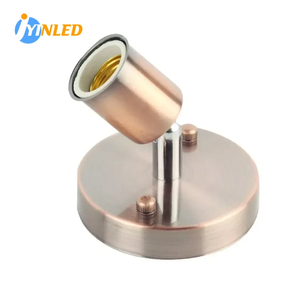 

LED Wall Light Fixture Wall Lamp Mount Vintage Bulb Socket Lamp Holder Light Wall E27 Aluminum Lamp Holder Screw Bulb Light