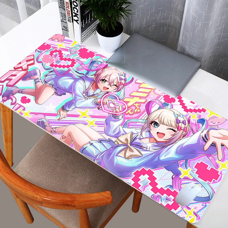 

Needy Girl Overdose Pink Mouse Pad Anime Keyboard Gamer Table Mat Computer Gaming Mousepad Cartoon Cute Large Desk Pads Carpet