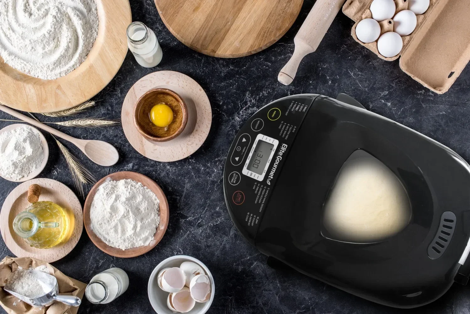 Elite Gourmet 2lb Programmable Bread Maker Machine