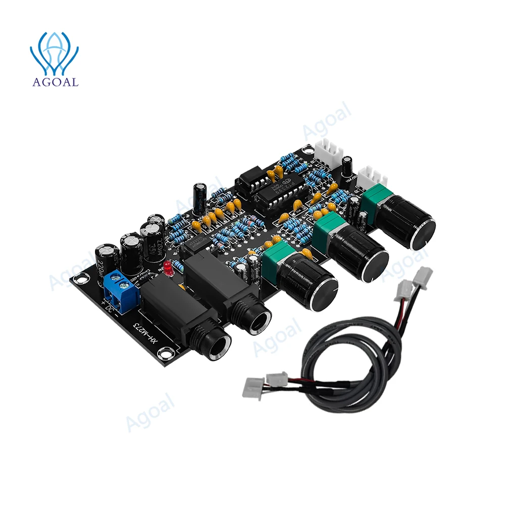 DC 12V 24V PT2399 Digital Microphone Amplifier Board Reverberation