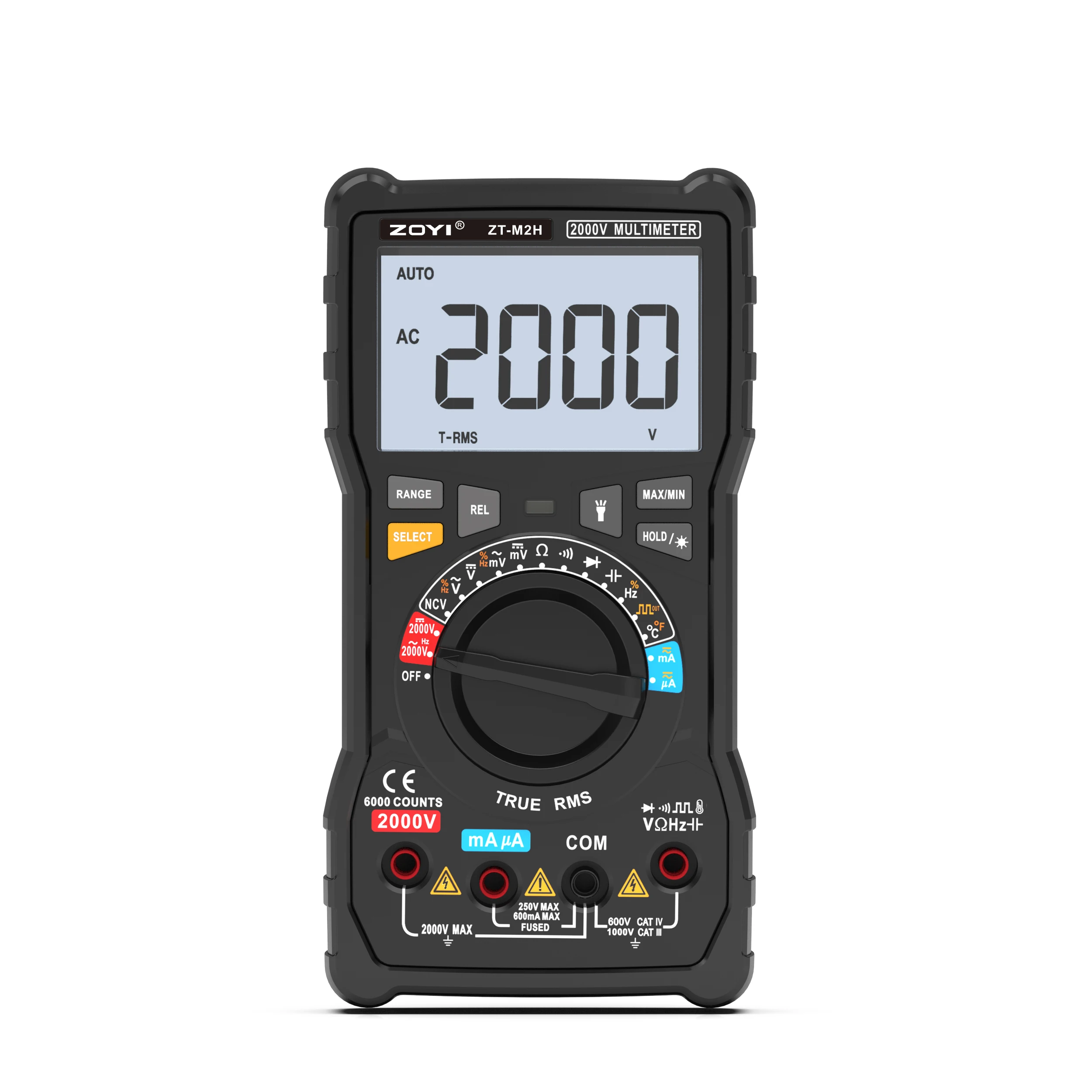 ZOYIZTM2H Highprecision Digital Multimeter 2000V AC/DC Voltage Mining