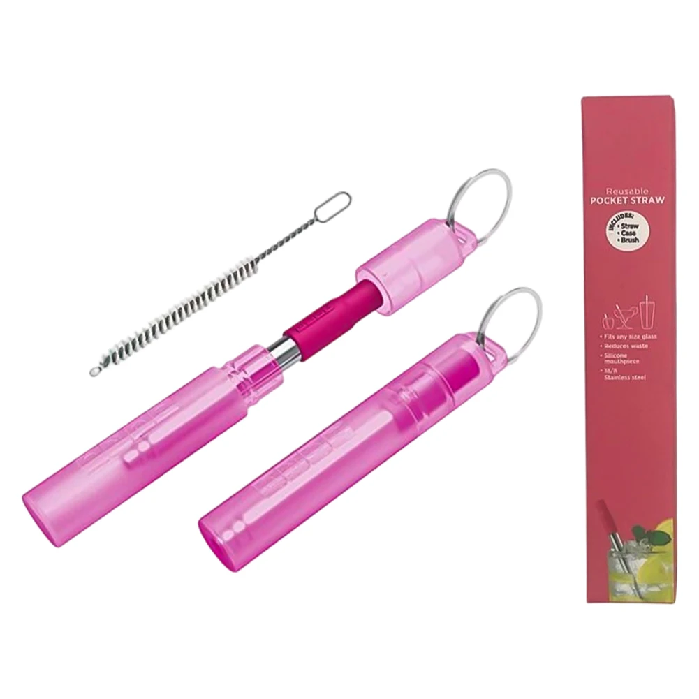 Premium Durable Stainless Steel Reusable Drinking Straws