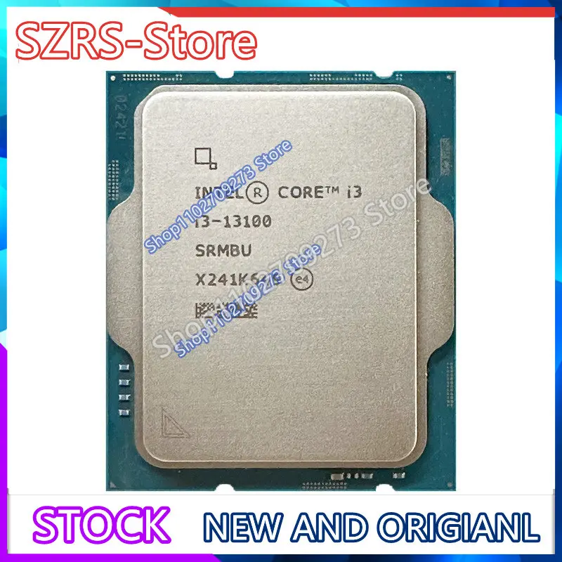 

Int@l Core i3 13100 CPU Processor New i3-13100 3.4 GHz 4-Core 8-Thread 65W LGA 1700