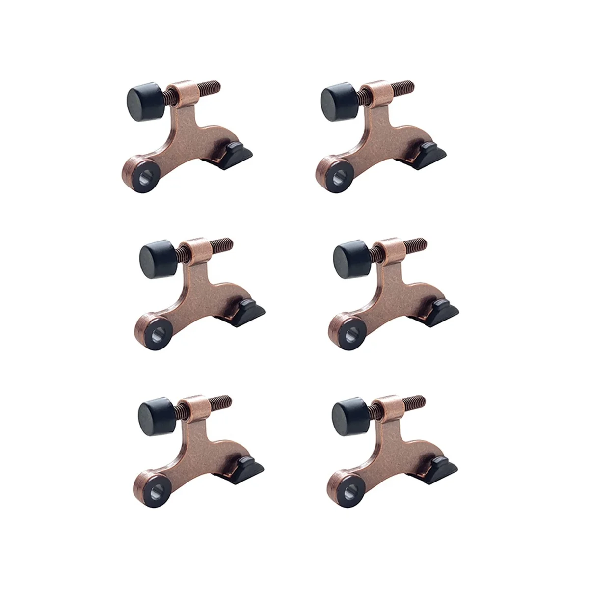 

6 шт., Рычажные петли с резиновым бампером