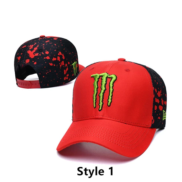 Monster Energy berretto da Baseball Snapback cappello cappelli e berretti  uomo Moto lettere Racing Motocross Riding cappelli da sole Hip Hop -  AliExpress
