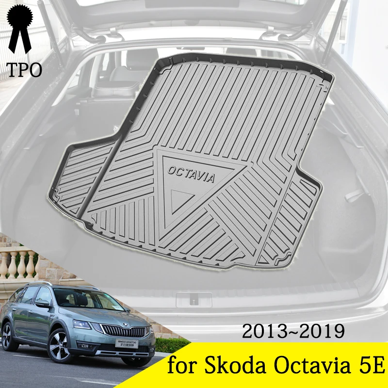 Waterproof Boot Mat For Skoda Scout Octavia 3 A7 5e Mk3 20132019