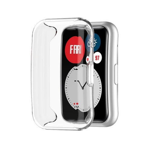 Case+Strap for Huawei Watch Fit watch Accessories Bumper All-Around Screen Protector Case Cover With Wristband Bracelet