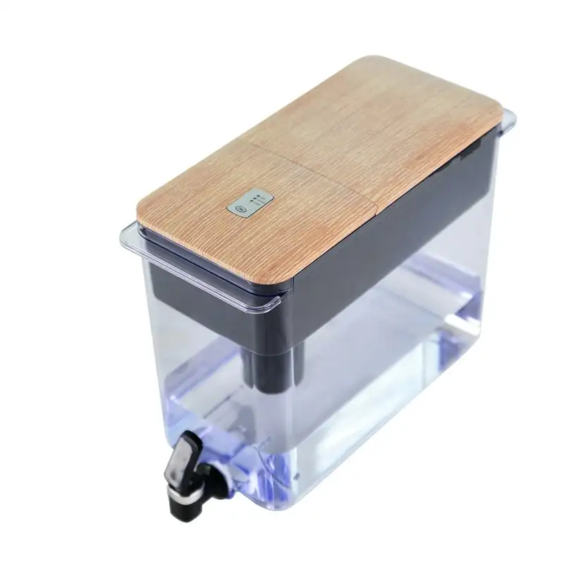

Wooden Lid Water Filter Pitcher 30 Cup Series, BPA-Free White