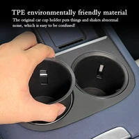for Xpeng G6 Cup Holder Storage Box Shock-Absorbing Central Armrest Cup Tray TPE Tidying 5