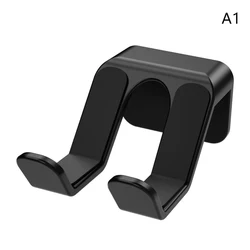 Universal Wall Mount Bracket for Game Controllers and Headset Storage (Black)